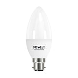 B22 (BC) LED Candle Bulb 4.9W 470lm - Warm White 3000K - JCB