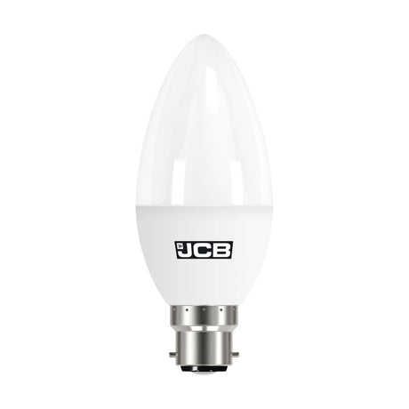 B22 (BC) LED Candle Bulb 4.9W 470lm - Warm White 3000K - JCB