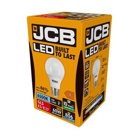 E27 (ES) LED GLS Bulb 8.5W 806lm - Daylight 6500K retail pack