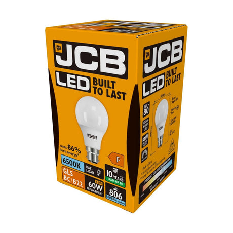 B22 (BC) LED GLS Bulb 8.5W 806lm - Daylight 6500K retail pack