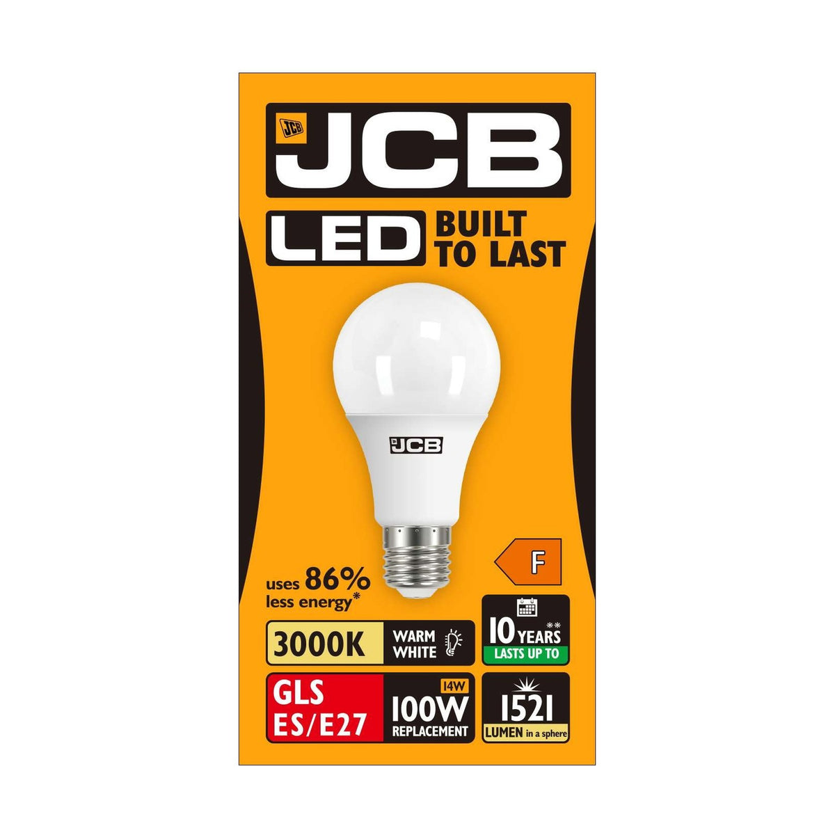 E27 (ES) LED GLS Bulb 14W 1521lm - Warm White 3000K retail pack