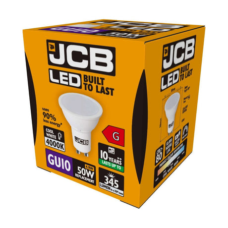 GU10 LED Spotlight Bulb 4.9W 345lm - Cool White 4000K retail pack