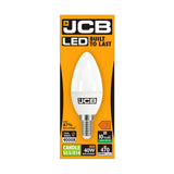 E14 (SES) LED Candle Bulb 4.9W 470lm - Cool White 4000K - JCB retail pack