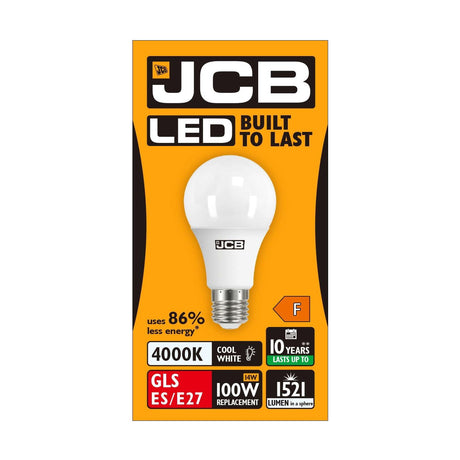 E27 (ES) LED GLS Bulb 14W 1521lm Non-Dimmable - Cool White 4000K retail pack