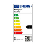 B22 LED Filament GLS Bulb 5W 550lm Dimmable - Warm White 2700K energy label