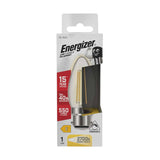 B22 LED Filament Candle Bulb 5W 550lm Dimmable - Warm White 2700K retail pack