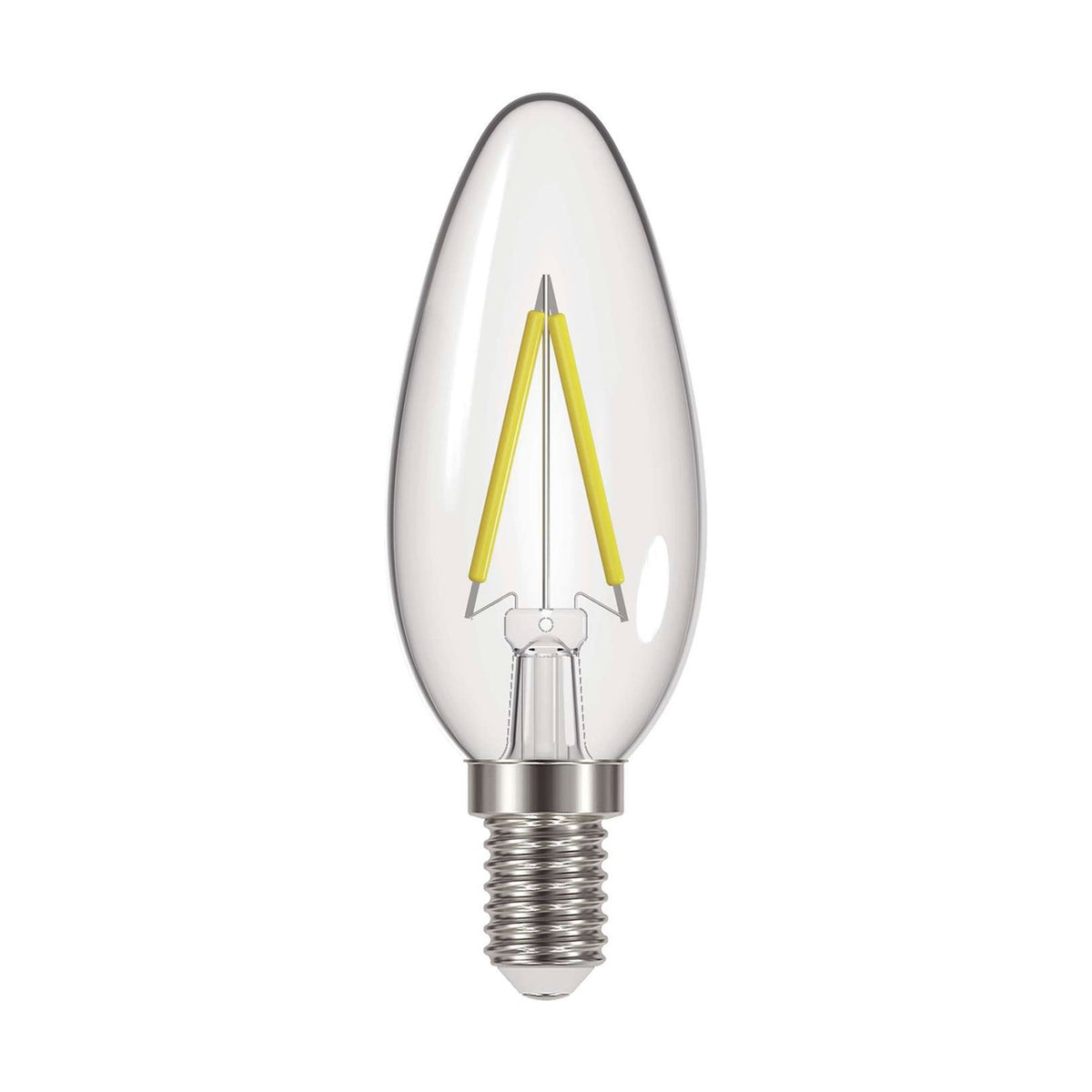 E14 (SES) LED Filament Candle Bulb 2W 250lm - Warm White 2700K