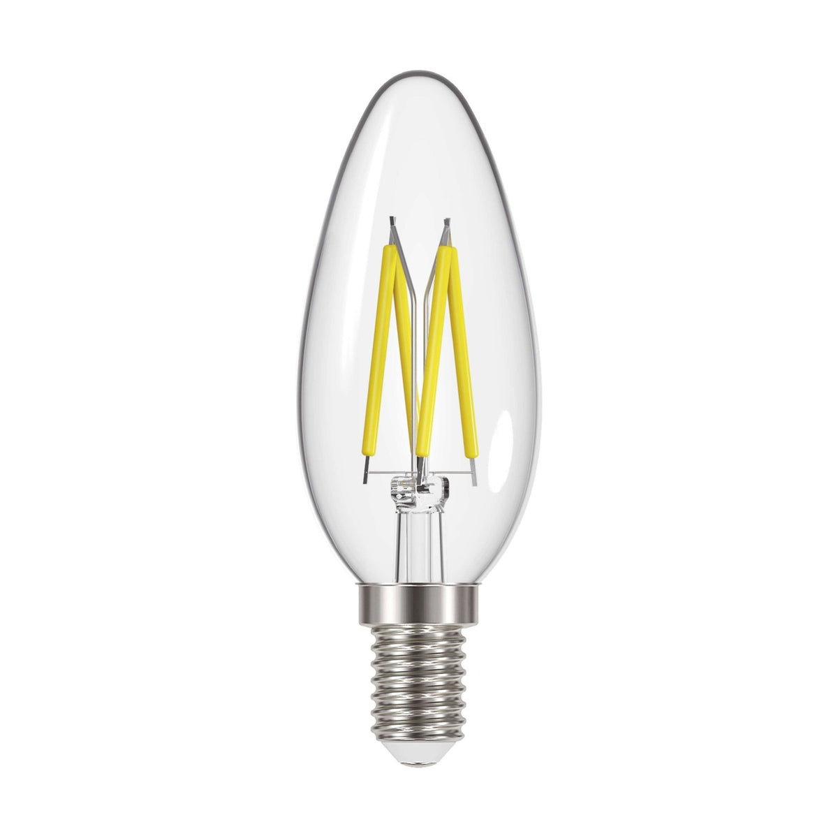 E14 LED Filament Candle Bulb 4W 470lm - Warm White 2700K - Energizer