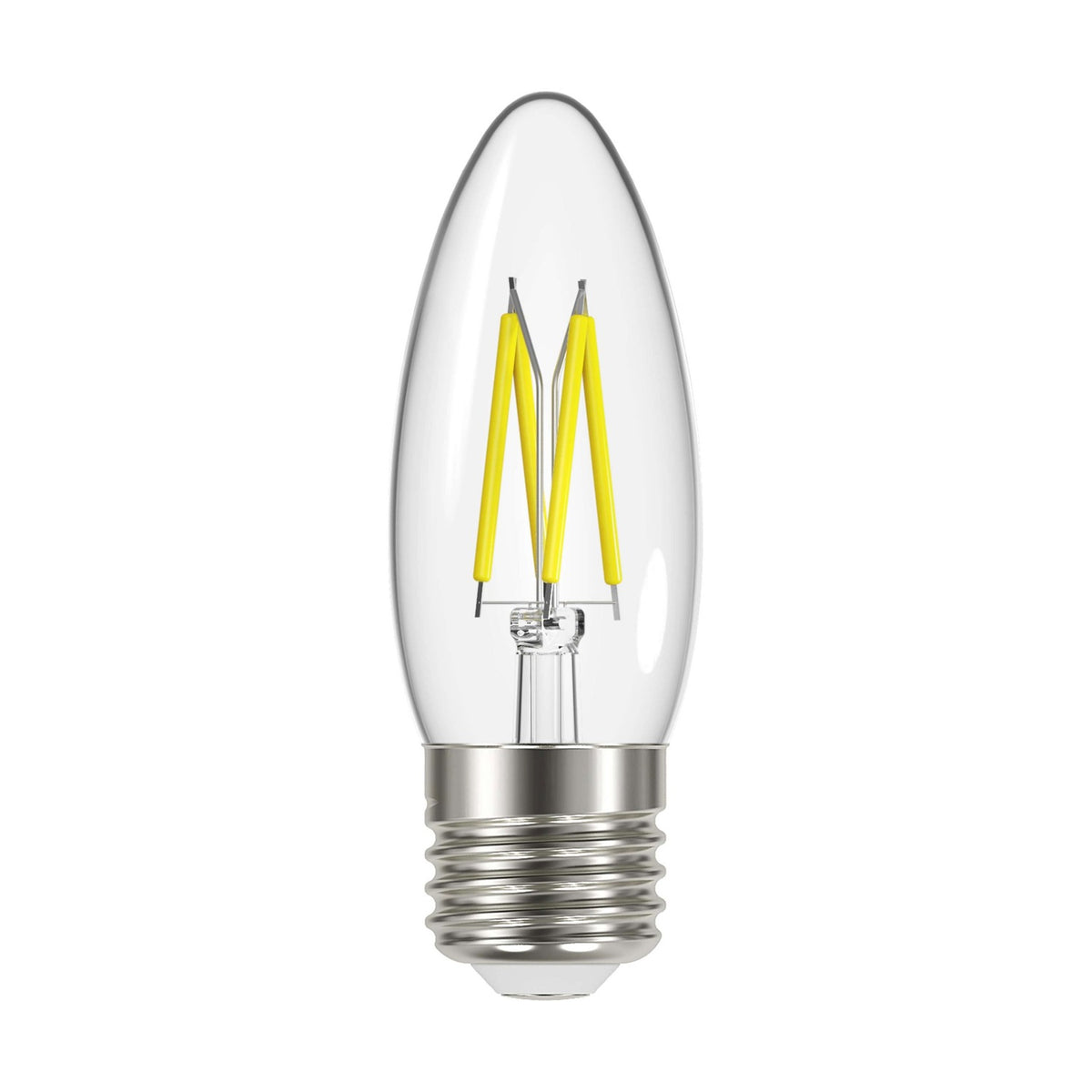 E27 LED Filament Candle Bulb 4W 470lm - Warm White 2700K - Energizer