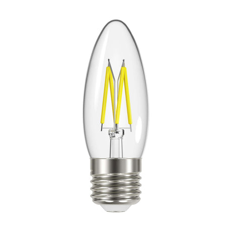 E27 (ES) LED Filament Candle Bulb 4W 470lm - Warm White 2700K