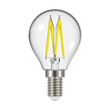 E14 LED Filament Golf Bulb 4W 470lm - Warm White 2700K - Energizer