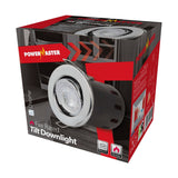 Fire Rated Tilt Downlight - Chrome