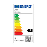 B15 (SBC) LED Golf Bulb 4.9W 470lm Non-Dimmable - Daylight 6500K - JCB