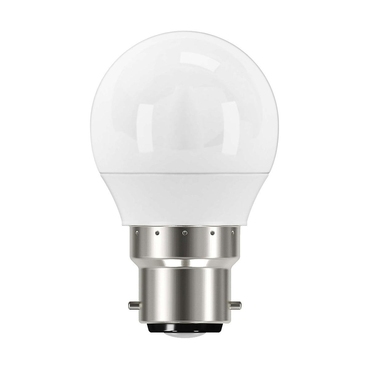 B22 (BC) LED Golf Bulb 4.9W 470lm - Warm White 3000K