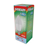 B15 (SBC) LED Candle Bulb 4.9W 470lm - Daylight 6500K retail pack
