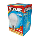 E27 (ES) LED GLS Bulb 4.9W 470lm - Warm White 3000K - Eveready retail pack