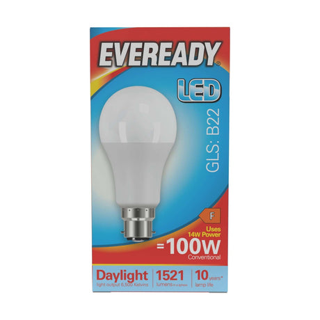 B22 (BC) LED GLS Bulb 13.8W 1521lm - Daylight 6500K retail pack