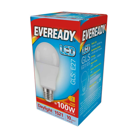 E27 (ES) LED GLS Bulb 13.8W 1521lm - Daylight 6500K retail pack