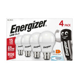 B22 (BC) LED GLS Bulb 8.5W 806lm - Daylight 6500K, 4 Pack retail pack