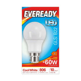 B22 (BC) LED GLS Bulb 8.8W 806lm Non-Dimmable - Cool White 4000K retail pack