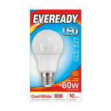 E27 (ES) LED GLS Bulb 8.8W 806lm - Cool White 4000K retail pack