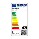 GU10 LED Spotlight Bulb 4.9W 345lm - Warm White 3000K, 4 Pack energy label