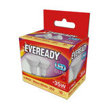 GU10 LED Bulb 3.1W 250lm Non-Dimmable - Warm White 3000K, 2 Pack retail pack