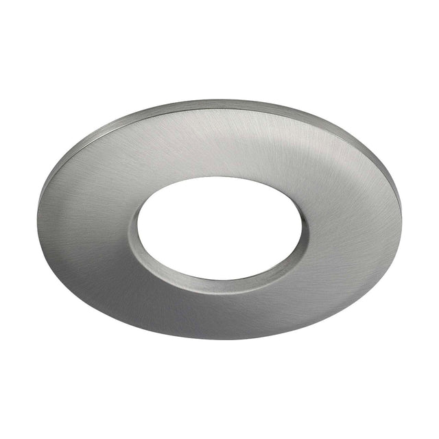 IP65 Fire Rated Clip On Bezel - Brushed Chrome