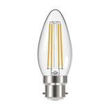 B22 LED Filament Candle Bulb 4W 470lm - Warm White 2700K - Eveready
