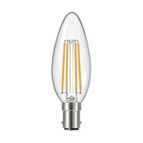B15 LED Filament Candle Bulb 4W 470lm - Warm White 2700K - Eveready