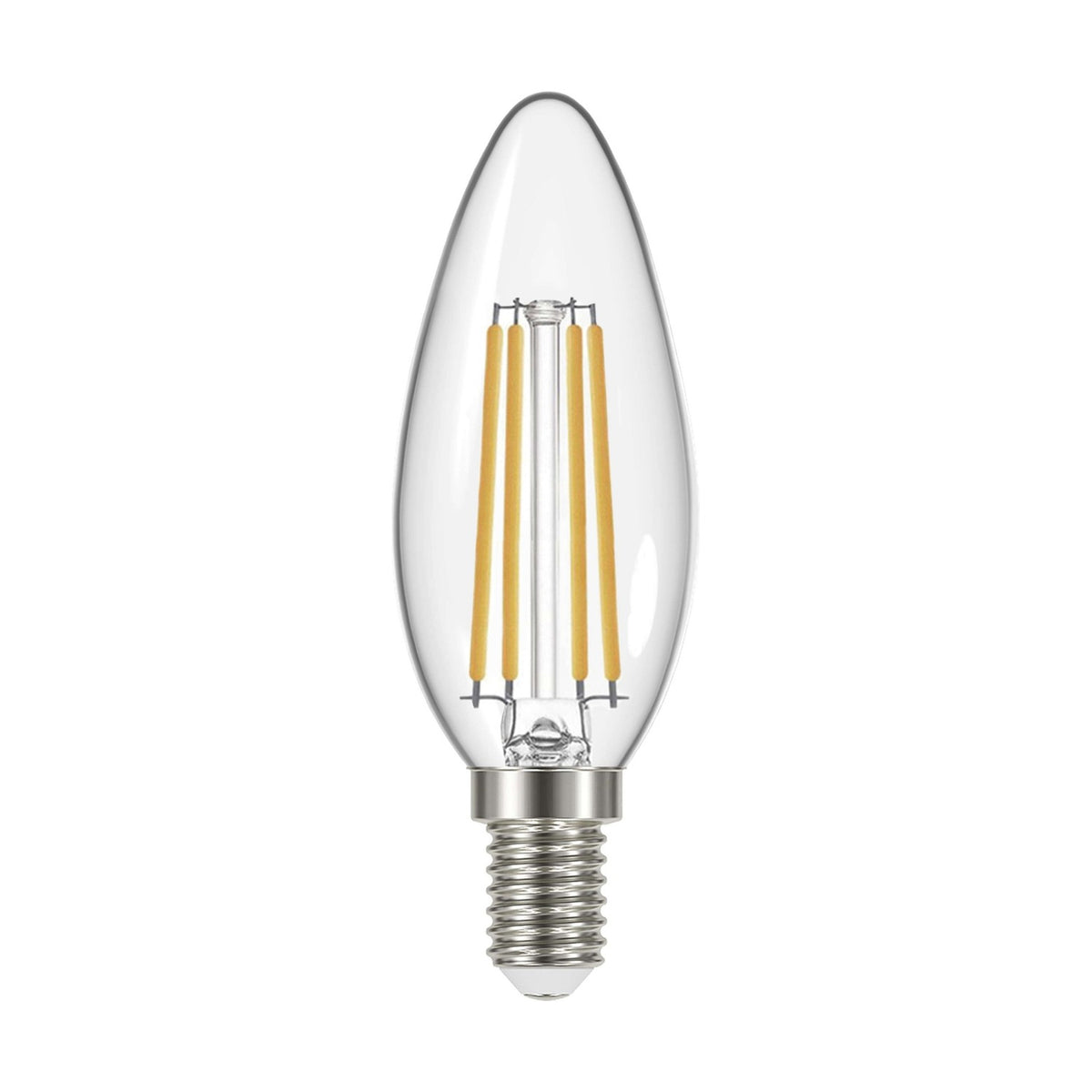 E14 LED Filament Candle Bulb 4W 470lm - Warm White 2700K - Eveready
