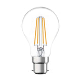B22 (BC) LED Filament GLS Bulb 7W 806lm - Warm White 2700K