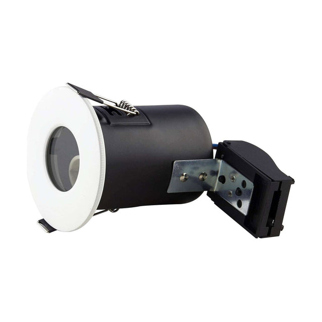 GU10 Fire-Rated Spotlight Fitting - IP65 - White