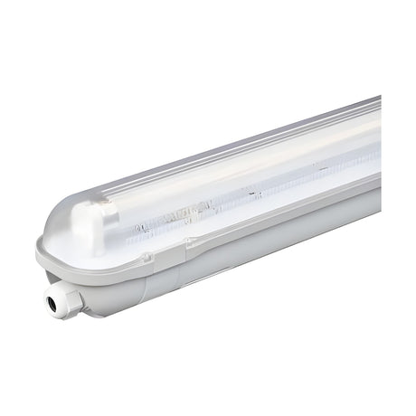 2ft IP65 T8 Single Tube Batten Fitting - Grey