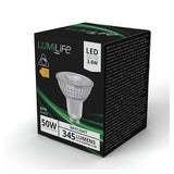 Lumilife 3.6W Glass GU10 LED 345 Lumen 5,000K (Daylight) Dimmable