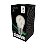 E27 (ES) LED Filament Golf Bulb 2.2W 250lm - Warm White 2700K