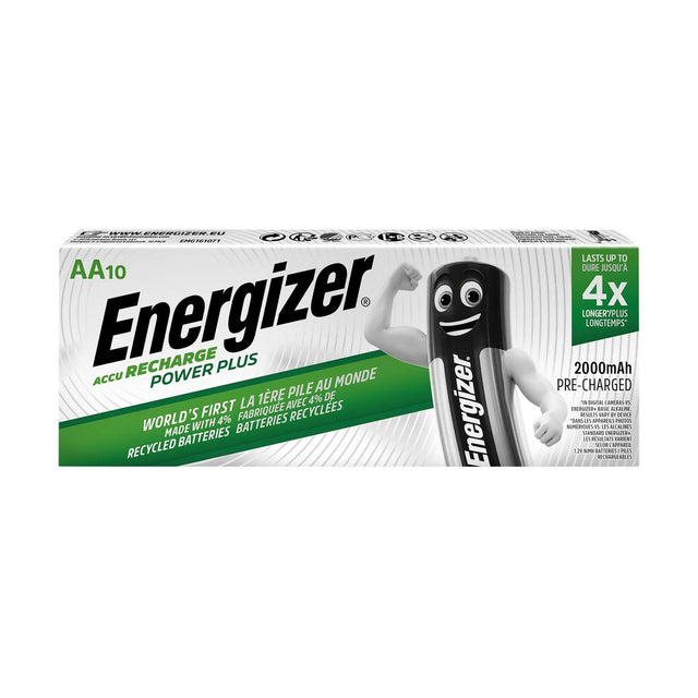 Energizer Power Plus AA Batteries (HR6) - 10 Pack retail pack