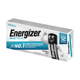 A lively Energizer mascot graces the packaging of the Energizer Max Plus AAA LR03 Alkaline Batteries (20 Pack), which claims to be the No.1 longest-lasting alkaline option, with a leak-resistant design and a shelf life of up to 12 years.