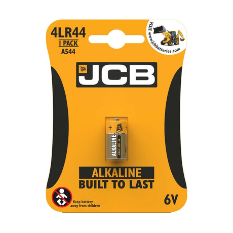 JCB Specialty 4LR44 Batteries (A544) - 1 Pack retail pack