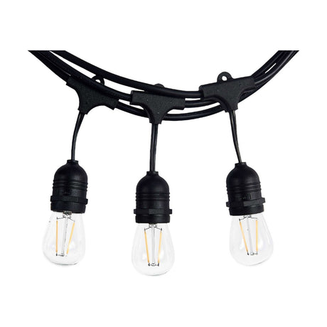 10W 10 x Light Filament LED IP44 Festoon String