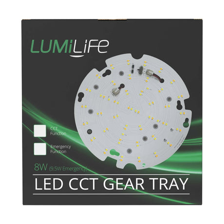 8W CCT Adjustable LED Bulkhead Gear Tray - 3000K/4000K/6000K retail pack