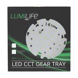 9.5W LED CCT Adjustable Emergency Bulkhead Gear Tray retail pack