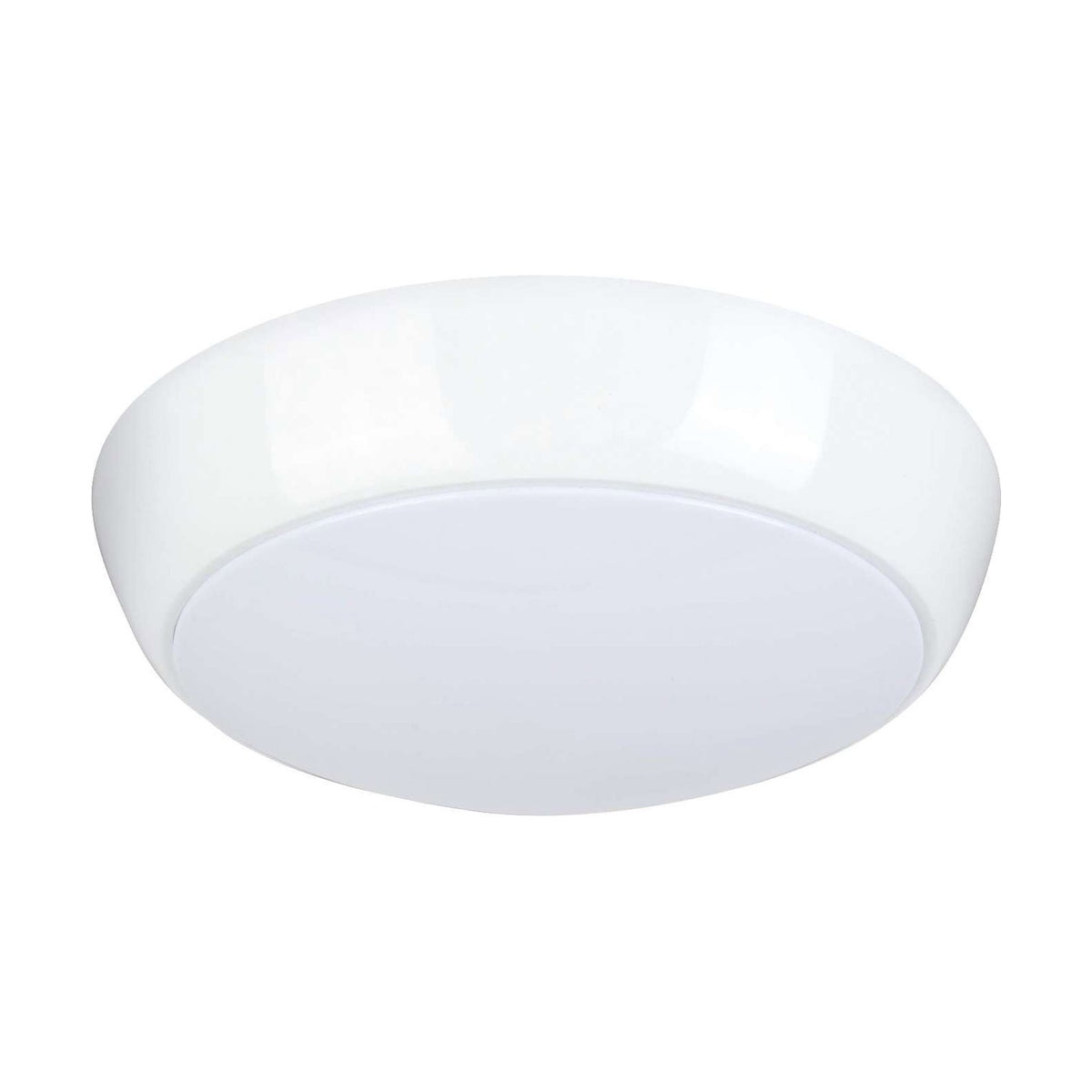 15W IP65 CCT Adjustable Microwave Sensor Bulkhead - White