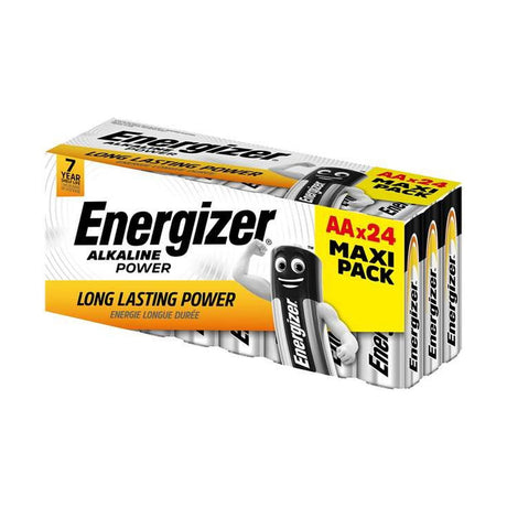Energizer Alkaline Power AA Batteries (LR6) - 24 Pack retail pack