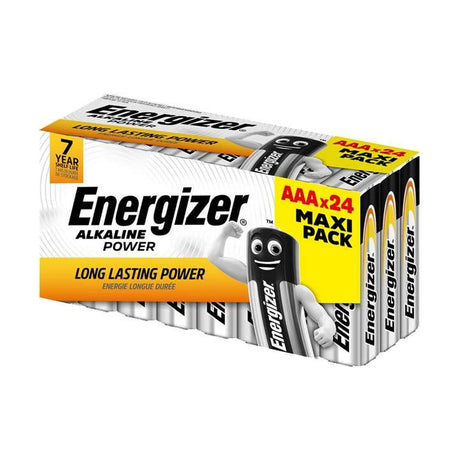Energizer Alkaline Power AAA Batteries (LR03) - 24 Pack retail pack