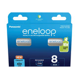 Eneloop AAA Rechargeable Batteries (HR03) - 8 Pack retail pack