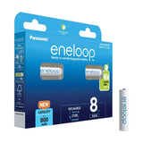Eneloop AAA Rechargeable Batteries (HR03) - 8 Pack retail pack