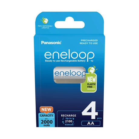 Eneloop AA Batteries (HR6) - 4 Pack retail pack