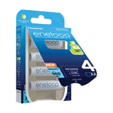 Eneloop AA Batteries (HR6) - 4 Pack retail pack
