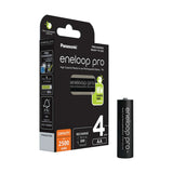 Panasonic Eneloop Pro AA Batteries (HR6) - 4 Pack retail pack